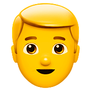 👱‍♂️ Emoji Mann: blond Apple iOS 10.2.