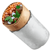 Émoji 🌯 Burrito sur Apple iOS 10.2.