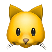 Emoji 🐱 Muso Di Gatto su Apple iOS 10.2.