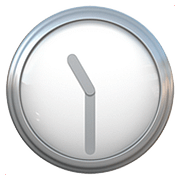 Émoji 🕦 Onze Heures Et Demie sur Apple iOS 10.2.