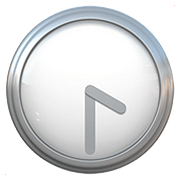 Emoji 🕟 Ore Quattro E Mezza su Apple iOS 10.2.