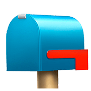 📪 Emoji geschlossener Briefkasten ohne Post Apple iOS 10.2.