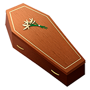 Émoji ⚰️ Cercueil sur Apple iOS 10.2.