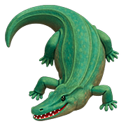 Émoji 🐊 Crocodile sur Apple iOS 10.2.