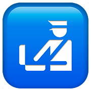 Emoji 🛃 Simbolo Della Dogana su Apple iOS 10.2.