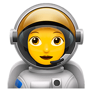 Emoji 👩‍🚀 Astronauta Donna su Apple iOS 10.2.