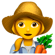👩‍🌾 Emoji Agricultora en Apple iOS 10.2.