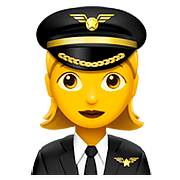 Émoji 👩‍✈️ Pilote Femme sur Apple iOS 10.2.
