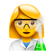 Emoji 👩‍🔬 Scienziata su Apple iOS 10.2.