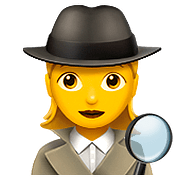 🕵️‍♀️ Emoji Detective Mujer en Apple iOS 10.2.