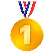 Emoji 🥇 Medaglia D’oro su Apple iOS 10.2.