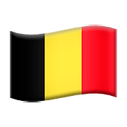 Émoji 🇧🇪 Drapeau : Belgique sur Apple iOS 10.2.
