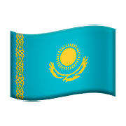 🇰🇿 Emoji Bandera: Kazajistán en Apple iOS 10.2.