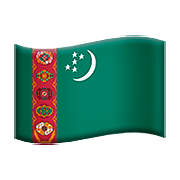 Émoji 🇹🇲 Drapeau : Turkménistan sur Apple iOS 10.2.