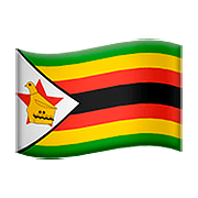 🇿🇼 Emoji Bandera: Zimbabue en Apple iOS 10.2.