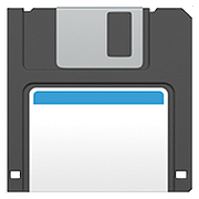 Émoji 💾 Disquette sur Apple iOS 10.2.