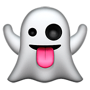 Emoji 👻 Fantasma su Apple iOS 10.2.