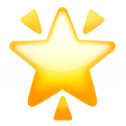 🌟 Emoji Estrela Brilhante na Apple iOS 10.2.
