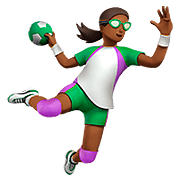 🤾🏾 Emoji Handballspieler(in): mitteldunkle Hautfarbe Apple iOS 10.2.