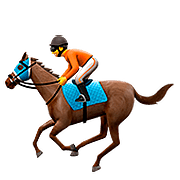 🏇 Emoji Corrida De Cavalos na Apple iOS 10.2.