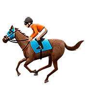 🏇🏼 Emoji Corrida De Cavalos: Pele Morena Clara na Apple iOS 10.2.