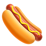 Émoji 🌭 Hot Dog sur Apple iOS 10.2.