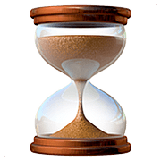 ⏳ Emoji Reloj De Arena Con Tiempo en Apple iOS 10.2.