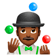Émoji 🤹🏾 Personne Qui Jongle : Peau Mate sur Apple iOS 10.2.