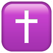 Emoji ✝️ Croce Latina su Apple iOS 10.2.