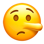 Emoji 🤥 Faccina Bugiarda su Apple iOS 10.2.