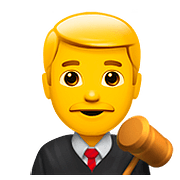 Emoji 👨‍⚖️ Giudice Uomo su Apple iOS 10.2.