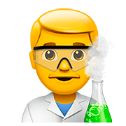 Emoji 👨‍🔬 Scienziato su Apple iOS 10.2.