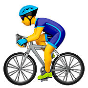 Emoji 🚴‍♂️ Ciclista Uomo su Apple iOS 10.2.
