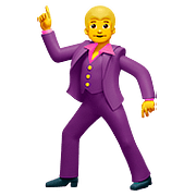 Emoji 🕺 Uomo Che Balla su Apple iOS 10.2.