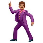 Emoji 🕺🏽 Uomo Che Balla: Carnagione Olivastra su Apple iOS 10.2.