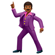 🕺🏾 Emoji Hombre Bailando: Tono De Piel Oscuro Medio en Apple iOS 10.2.