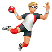 🤾🏼‍♂️ Emoji Handballspieler: mittelhelle Hautfarbe Apple iOS 10.2.
