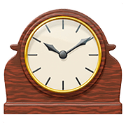 Emoji 🕰️ Orologio Da Mensola su Apple iOS 10.2.