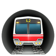 Emoji 🚇 Metropolitana su Apple iOS 10.2.