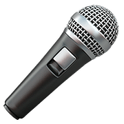 Emoji 🎤 Microfono su Apple iOS 10.2.