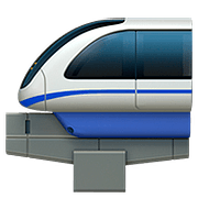 Émoji 🚝 Monorail sur Apple iOS 10.2.