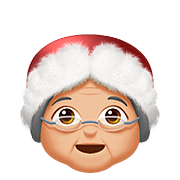 Émoji 🤶🏼 Mère Noël : Peau Moyennement Claire sur Apple iOS 10.2.