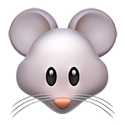 🐭 Emoji Cara De Ratón en Apple iOS 10.2.
