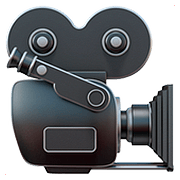 🎥 Emoji Câmera De Cinema na Apple iOS 10.2.
