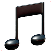 Emoji 🎵 Nota Musicale su Apple iOS 10.2.