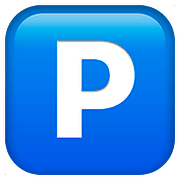 🅿️ Emoji Großbuchstabe P in blauem Quadrat Apple iOS 10.2.