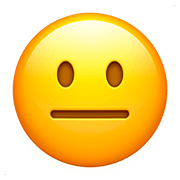 😐 Emoji Cara Neutral en Apple iOS 10.2.