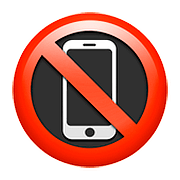 Emoji 📵 Simbolo Che Vieta L’utilizzo Dei Telefoni Cellulari su Apple iOS 10.2.
