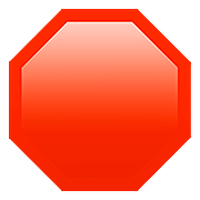 Émoji 🛑 Stop sur Apple iOS 10.2.