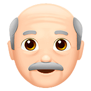 Emoji 👴🏻 Uomo Anziano: Carnagione Chiara su Apple iOS 10.2.